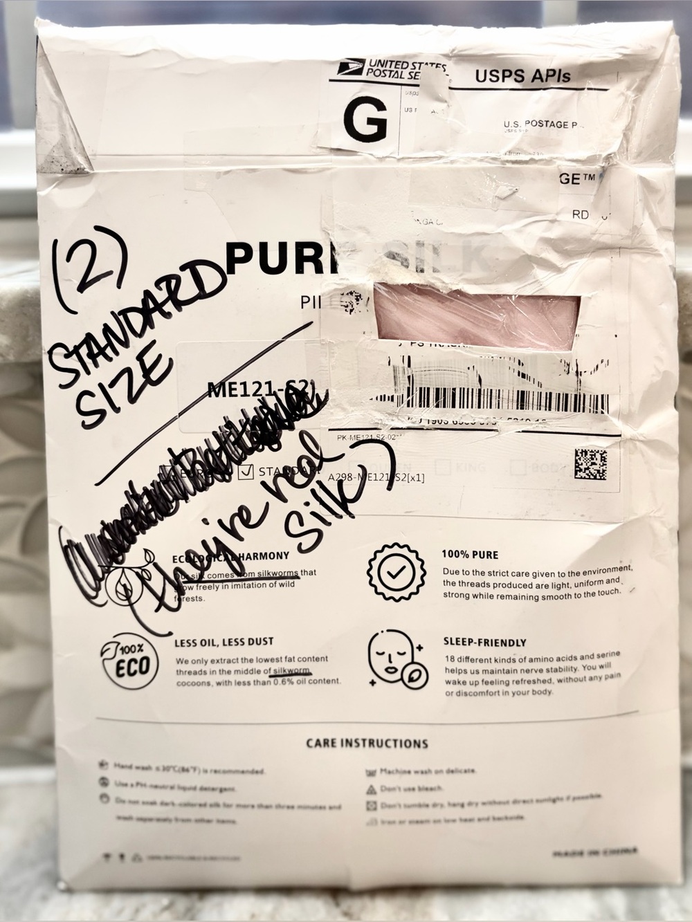 NEW! ๐ 2 Pure Silk Pillowcases - Picture 7 of 10